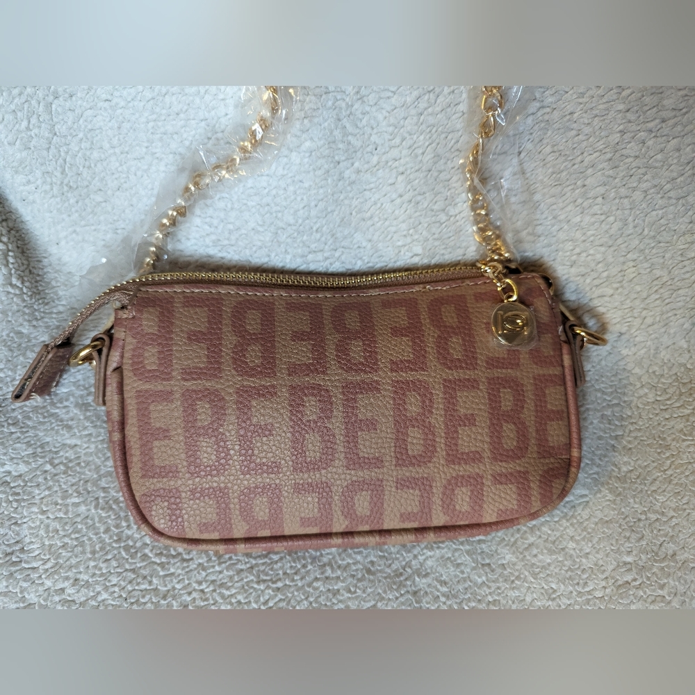 Bebe Moana crossbody bags NWT gold chain straps, interchangeable!